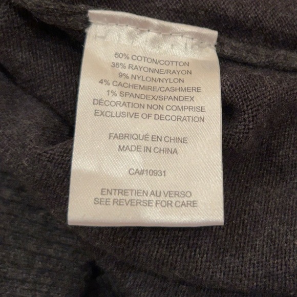 Chetta B  detailed front sweater knit dress charcoal grey - Picture 4 of 10